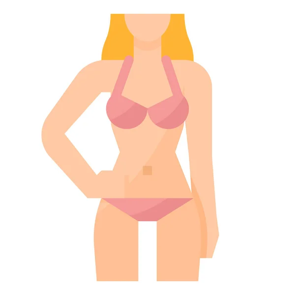 Icône Épilation Bikini Dans Catégorie Relaxation Santé Mentale — Image vectorielle