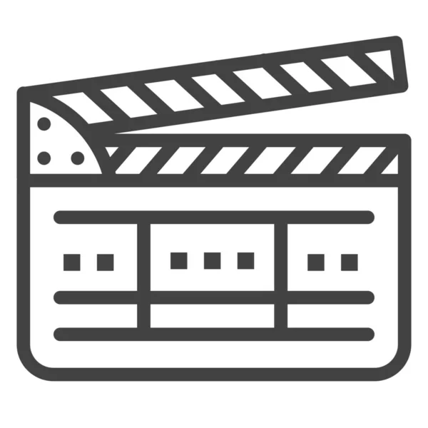 电影剪贴板电影图标 — 图库矢量图片