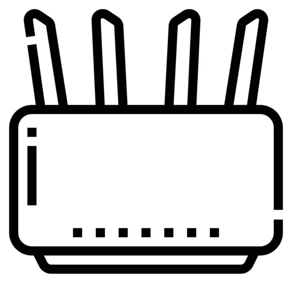 Ikone Des Internet Netzwerks — Stockvektor
