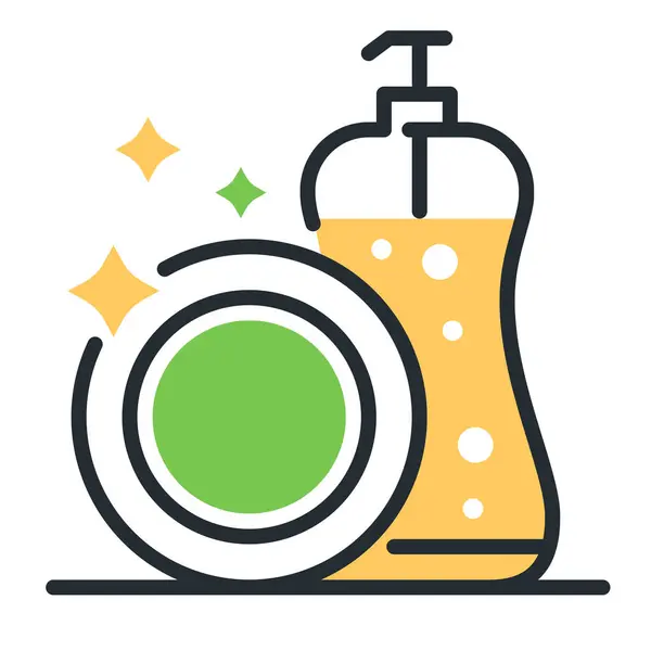 Ikona Detergentu Czyszczącego — Wektor stockowy