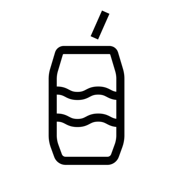 Beverage Drink Lemonade Icon Outline Style — Stock Vector