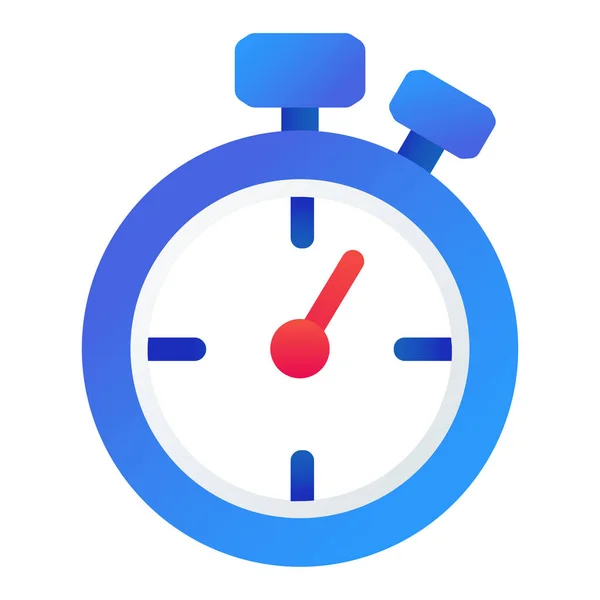 Snelheid Stopwatch Tijd Pictogram Gladde Stijl — Stockvector