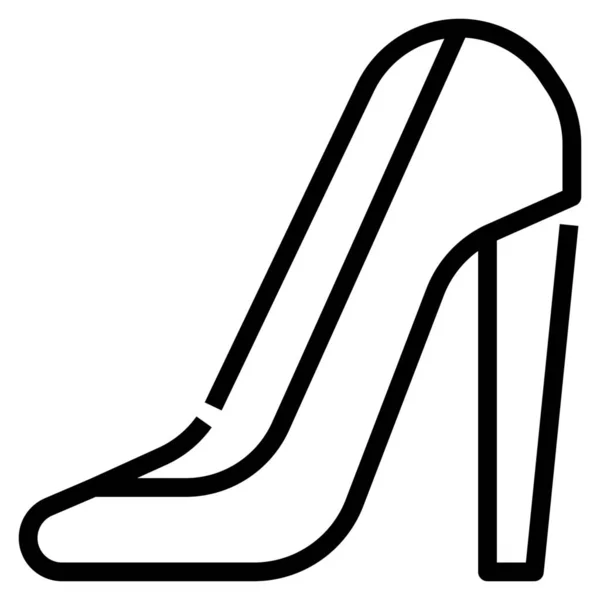 High Heel Shoes Icon — Stock Vector