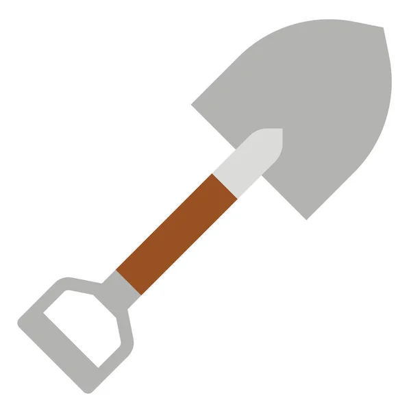 Gardening Shovel Tools Icon Flat Style — Stock Vector