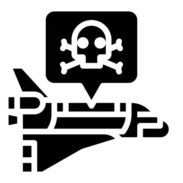 Data Payloads Transmissie Pictogram Solid Stijl — Stockvector