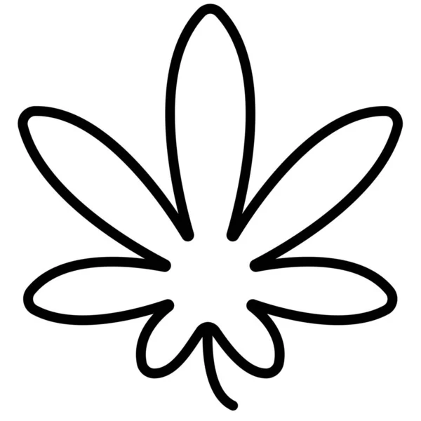 Икона Употребления Марихуаны — стоковый вектор