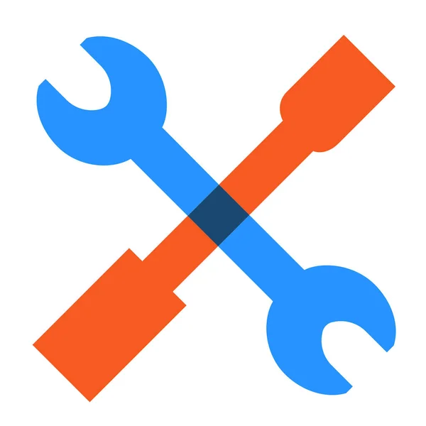 Key Screwdriver Tools Icon — Stock Vector