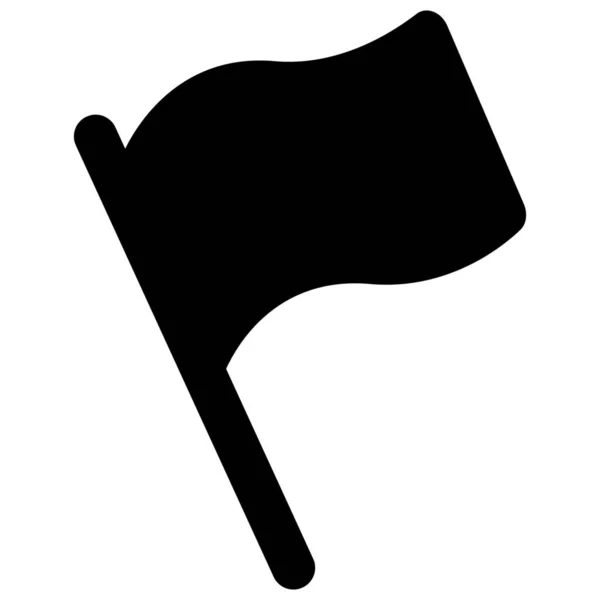 Resign Lose Flag Icon — Stock Vector