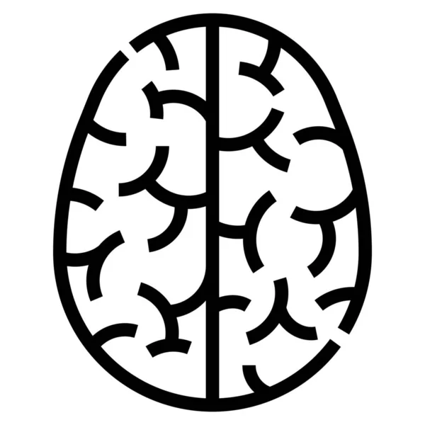 Pictogram Hersenonderwijs Gezondheidszorg — Stockvector