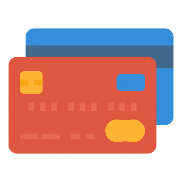 Ícone Pagamento Cartão Crédito — Vetor de Stock