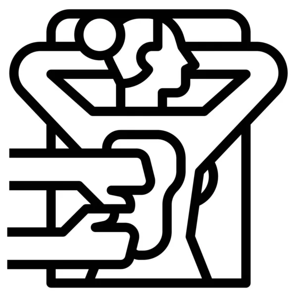 Крем Тіла Спа Іконка Стилі Контур — стоковий вектор