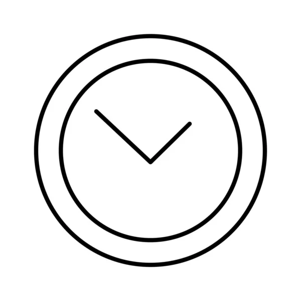 Ρολόι Εκδήλωση Οικιακό Εικονίδιο Στυλ Περίγραμμα — Διανυσματικό Αρχείο