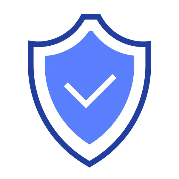 Check Safety Shield Icon — Stock Vector