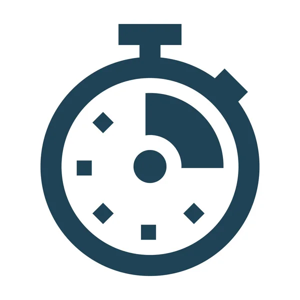 Zakelijke Deadline Solide Pictogram Solid Stijl — Stockvector