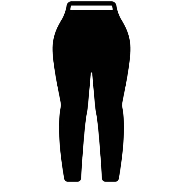Pakaian Ikon Pakaian Legging Dalam Kategori Pakaian Aksesoris - Stok Vektor