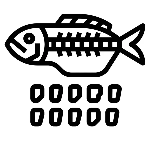 Екологічна Риба Пластикова Іконка — стоковий вектор