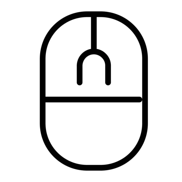 Icono Del Dispositivo Del Controlador Del Ratón Del Ordenador Estilo — Archivo Imágenes Vectoriales