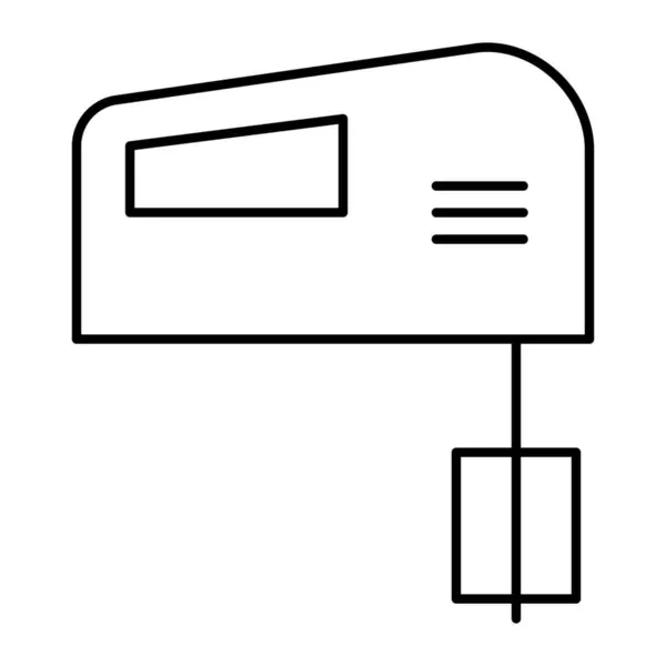 Mixer Kochen Elektrisches Mixer Symbol Outline Stil — Stockvektor