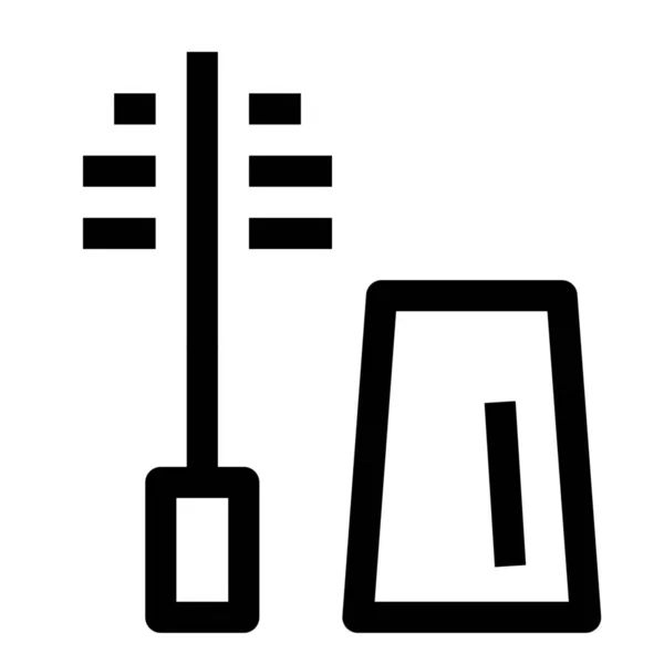 Schoonmaakapparatuur Icoon Huishouden — Stockvector