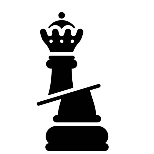 Schachspiel Ikone — Stockvektor