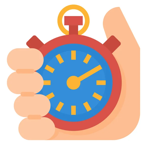 Enregistrement Chronomètre Icône Temps — Image vectorielle