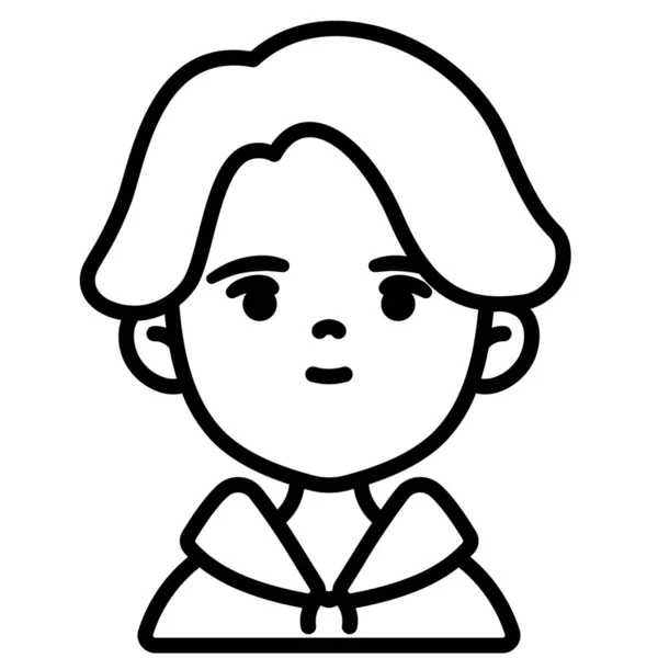 Аватар Хлопчик Дитяча Ікона — стоковий вектор
