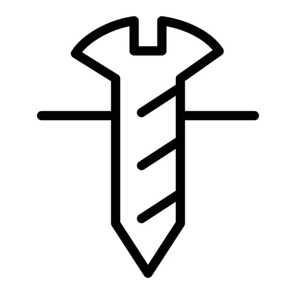Иконка Ремонта Болтов Категории Инструменты Строительство — стоковый вектор