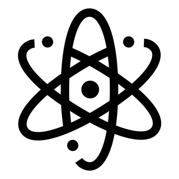 Atom Physics School Icon — Stock Vector