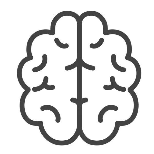 Hjärna Idé Sinne Ikon — Stock vektor