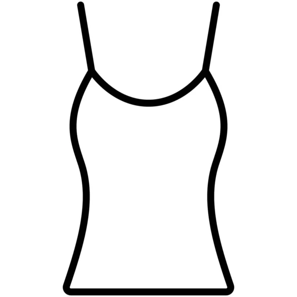 Kleidung Outfit Sommer Ikone Der Kategorie Kleidung Accessoires — Stockvektor