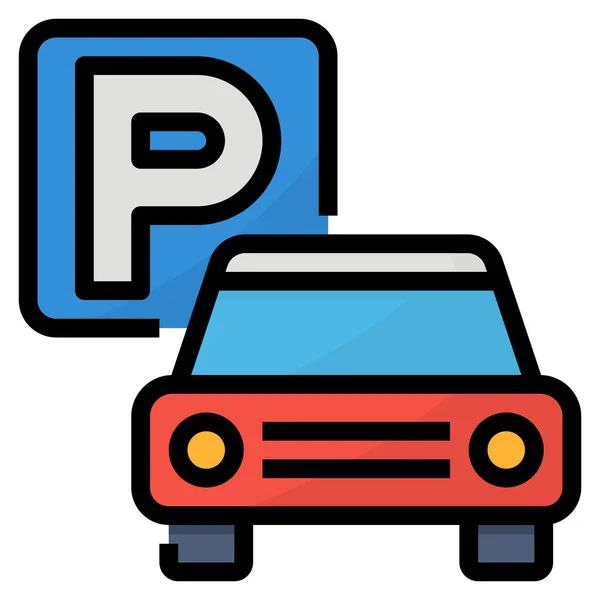 Иконка Парковки — стоковый вектор