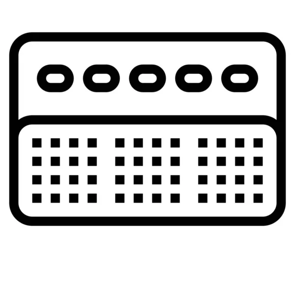 Bluetooth Портативна Піктограма Динаміків Категорії Електронні Пристрої Прилади — стоковий вектор