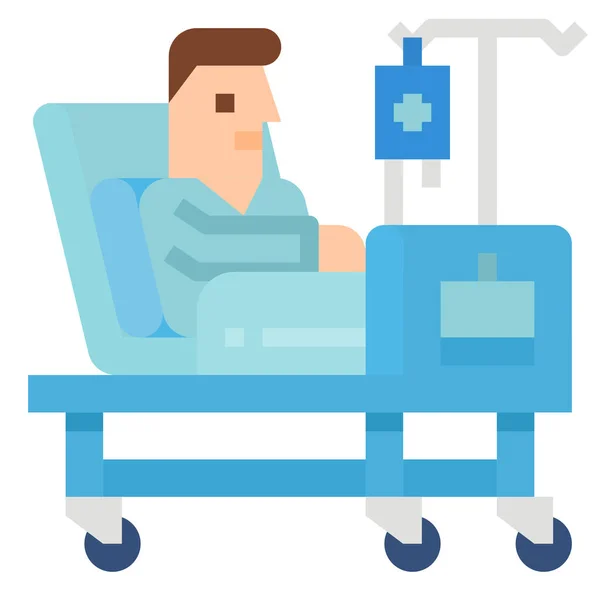 Medizinische Ikone Der Kategorie Krankenhäuser Gesundheitswesen — Stockvektor