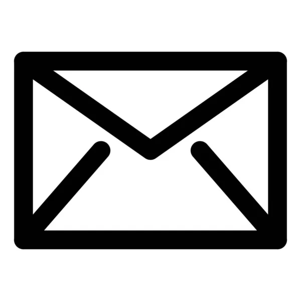 Umschlag Brief Mail Symbol Umriss Stil — Stockvektor