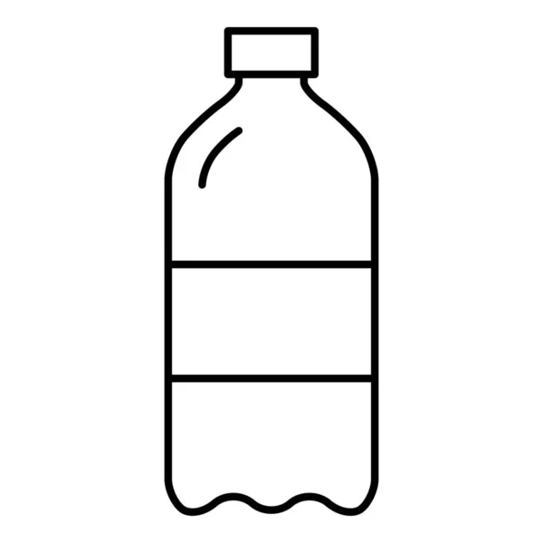 Getränkeflaschen Cola Symbol Outline Stil — Stockvektor