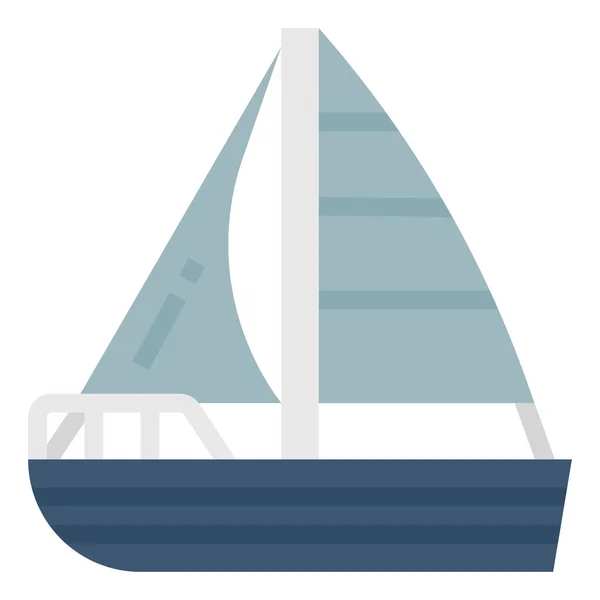 Havets Marina Fartyg Ikon — Stock vektor