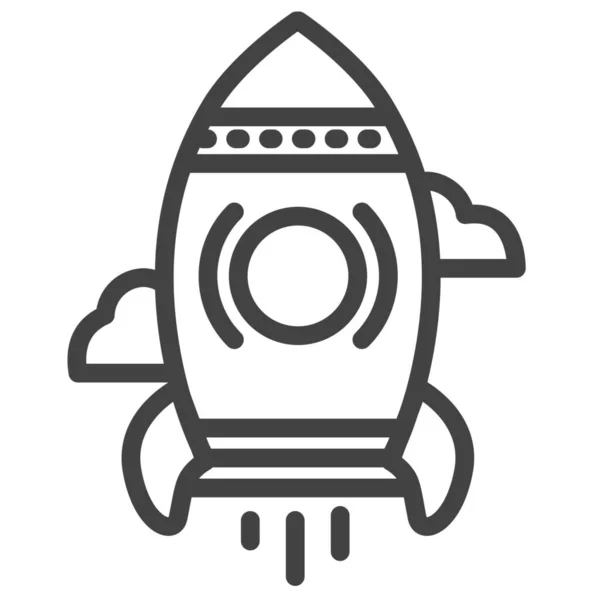 New Business Project Rocket Icon — Stock Vector