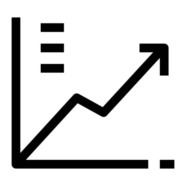Benefit Chart Seo Icon — Stock Vector