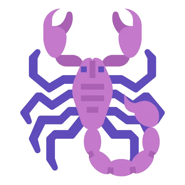 Astrologie Horoscope Scorpion Icône Dans Catégorie Culture Communautés — Image vectorielle