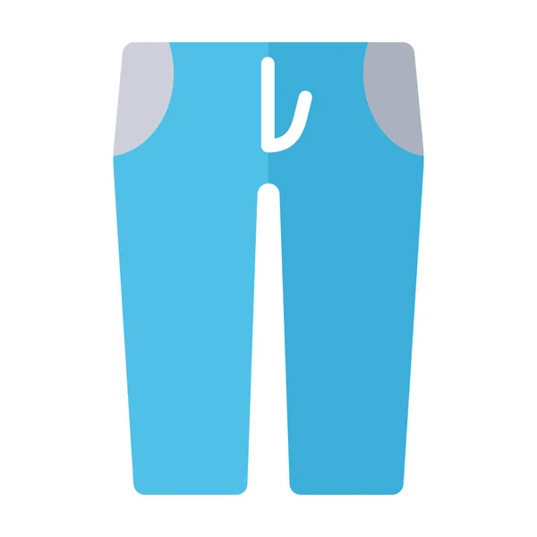 服装裁缝师裤子图标平面风格 — 图库矢量图片
