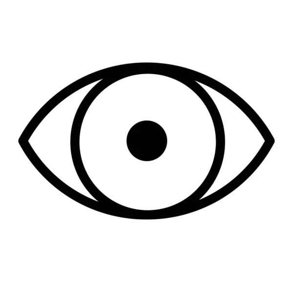 Oftalmología Ocular Icono Visión — Vector de stock