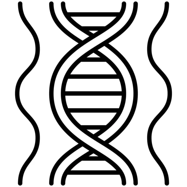 Dna 유전자의 아이콘 — 스톡 벡터