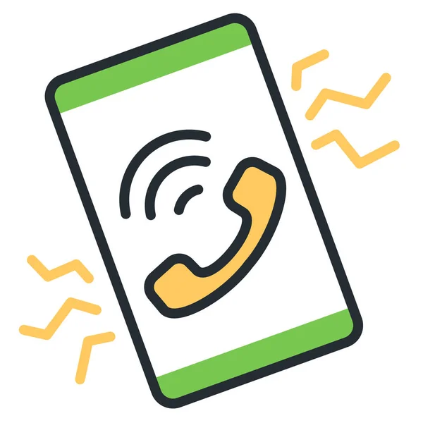 Teléfono Timbre Icono Del Teléfono — Vector de stock