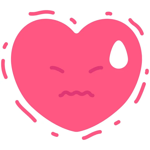 Attack Heart Heartbeat Icon — Stock Vector