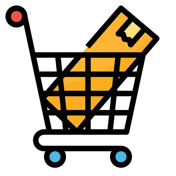 Acheter Panier Icône Shopping — Image vectorielle