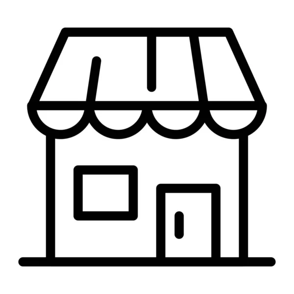 Loja Construção Ícone Loja —  Vetores de Stock