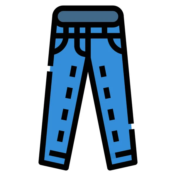 裤子购物图标 — 图库矢量图片