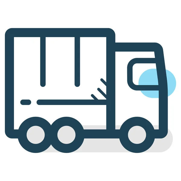 Business Delivery Logistics Icon Filled Outline Style — Stock Vector