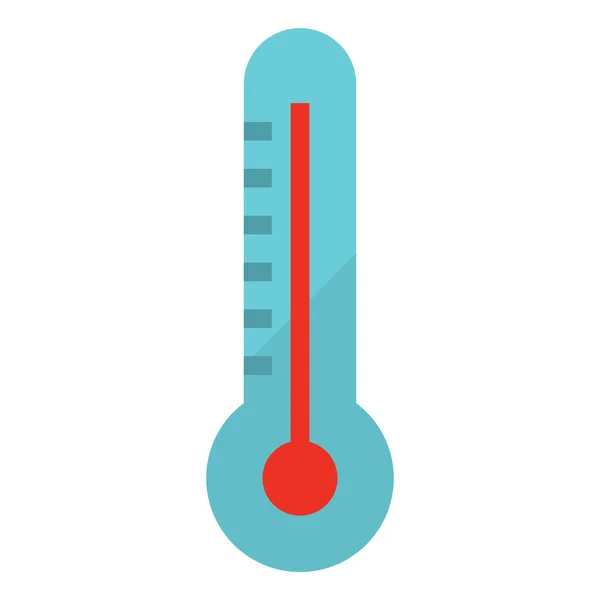 Кліматний Гарячий Термометр Ікони Стилі Flat — стоковий вектор