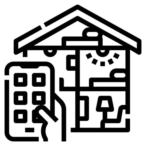 App Home House Icon — Stock Vector